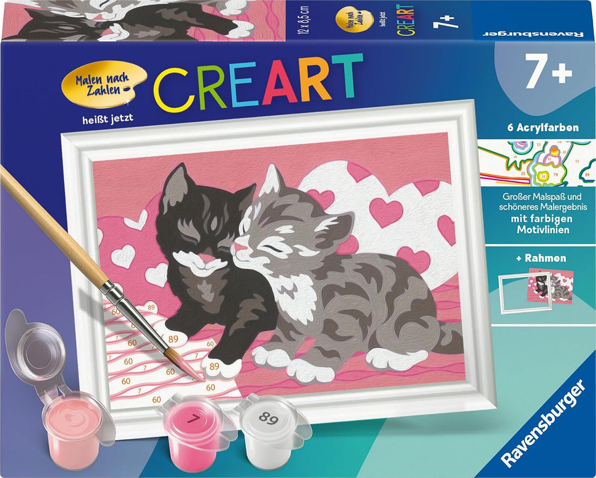 Ravensburger Malen nach Zahlen Kuschelkatzen ab 7 Jahren
