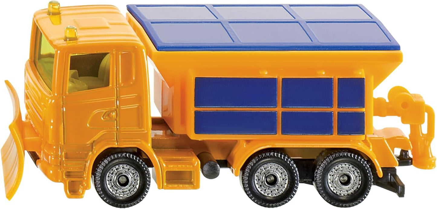 SIKU 1309 Winterdienst-LKW - Detailgetreues Spielzeugmodell mit Streuer