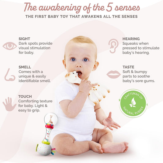 Sophie la girafe Geschenkbox Nr. 4 - Rassel & Beißring Set