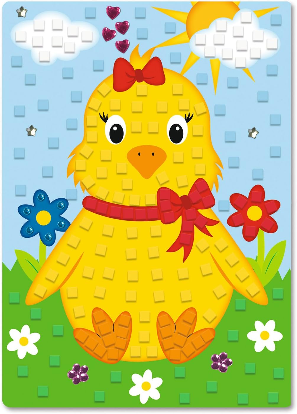 Ursus Moosgummi Mosaik Küken 23x16 cm