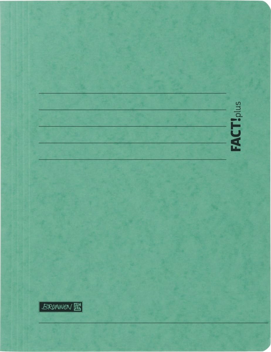 BRUNNEN FACT!plus Sammelmappe A4 - 100% Recycelt, Robust & Praktisch