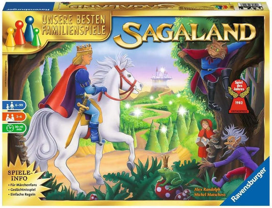 Ravensburger 26424 - Sagaland - Gesellschaftsspiel für Kinder und Erwachsene, 2-6 Spieler, ab 6 Jahren, Spiel des Jahres, die besten Familienspiele