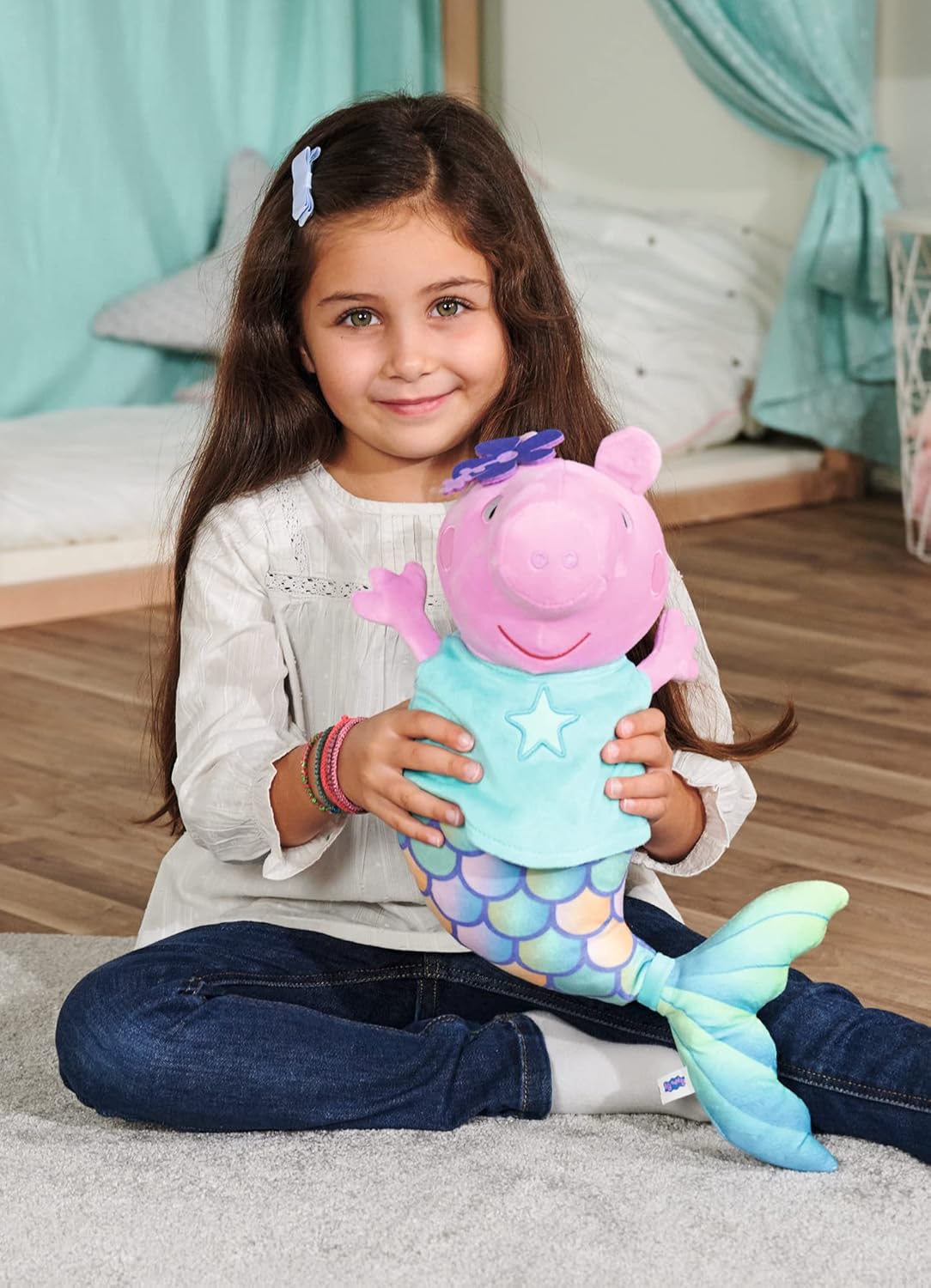 Peppa Pig Meerjungfrau Plüsch 30cm - Simba Kuscheltier