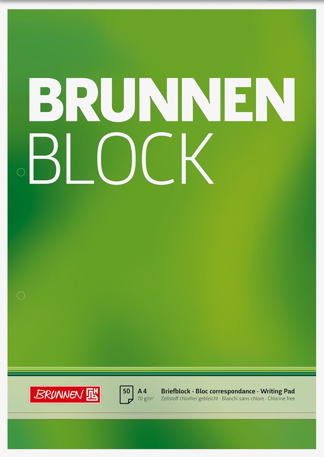 Premium Schreibblock DIN A4 - 50 Blatt hochwertiges Papier für Schule & Büro