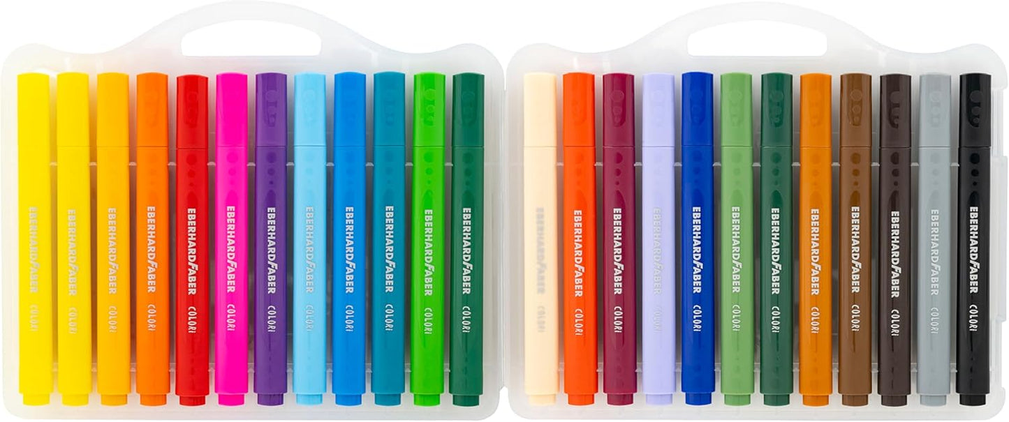 Eberhard Faber Colori Dreikant-Filzstifte 24er Set