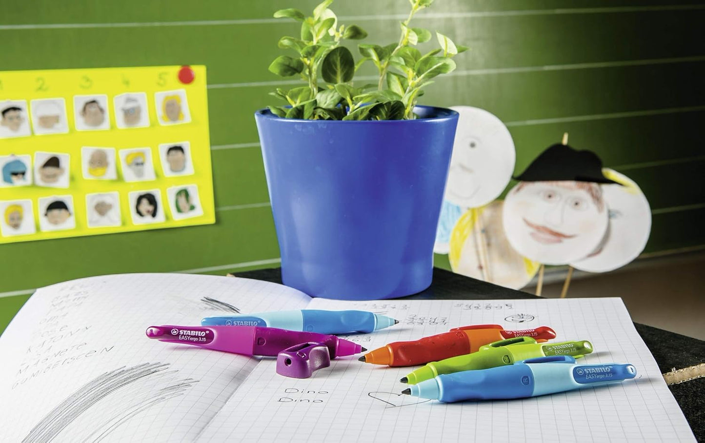 STABILO EASYergo 3.15 Druckbleistift hellblau Linkshänder HB