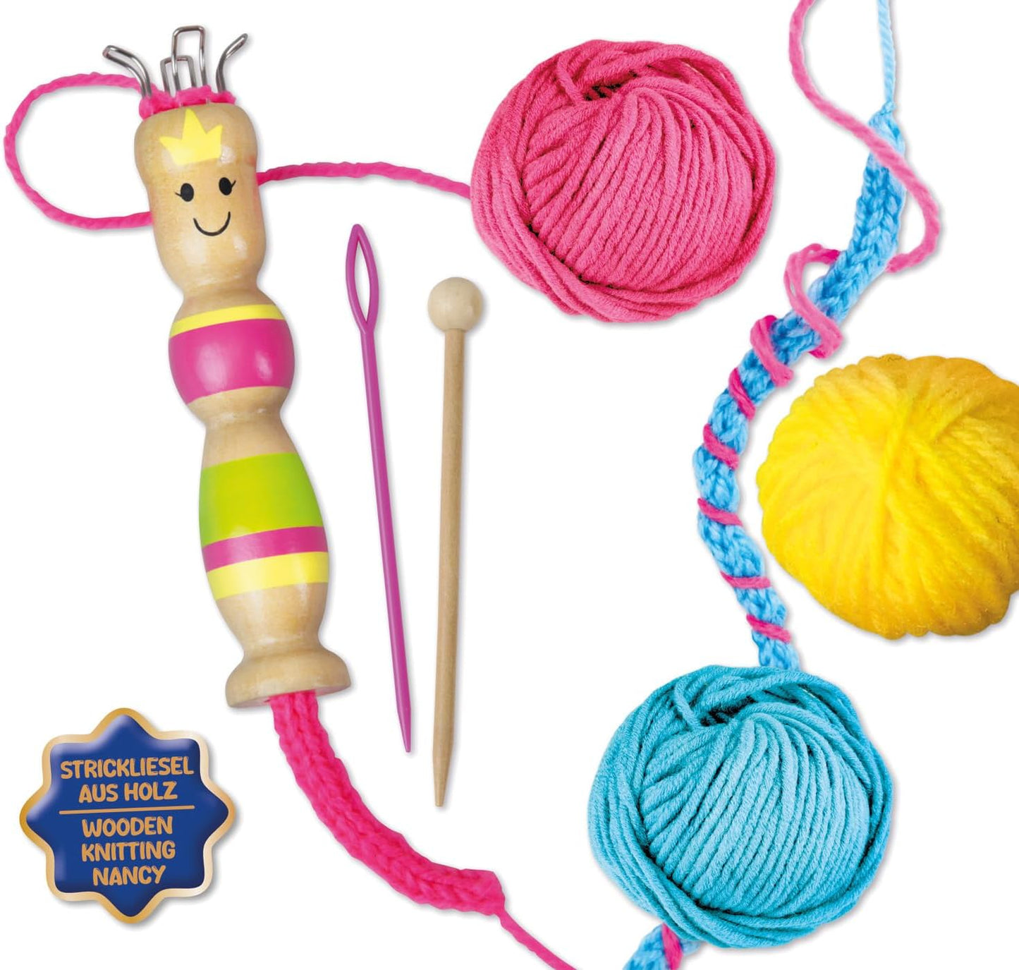 LENA Strickliesel – Kreatives Strickspielzeug für Kinder