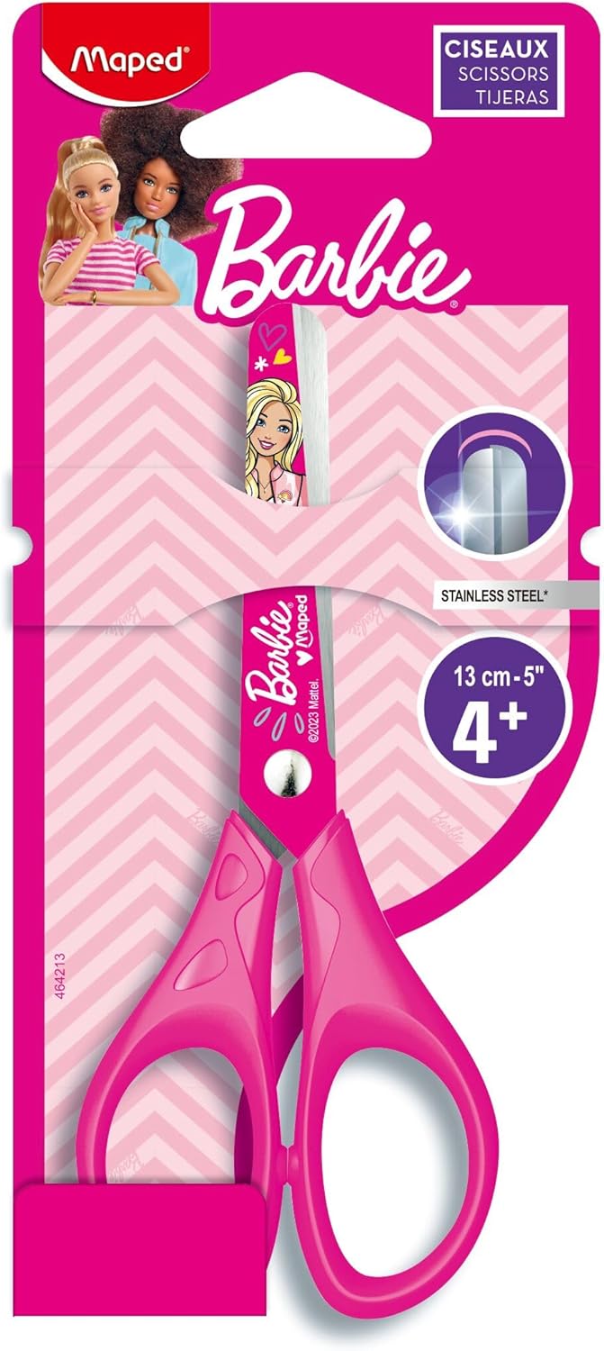 Maped Barbie Kinderschere 13cm Rosa