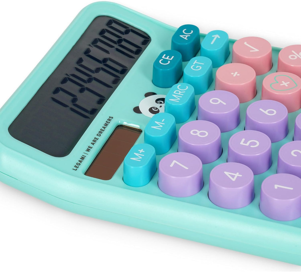 LEGAMI Calcoolator Tischrechner Panda – Solar & Batterie