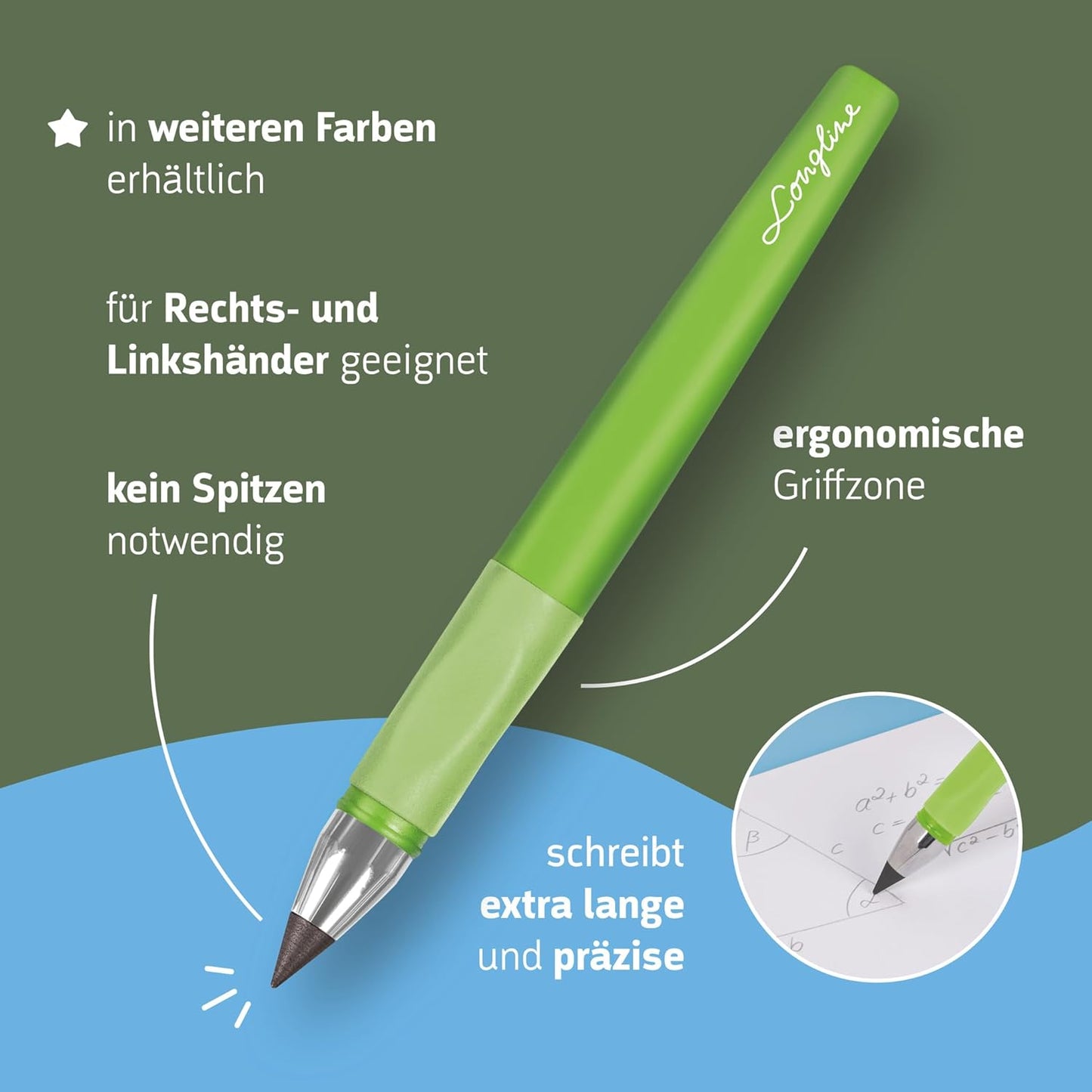 BRUNNEN Bleistift Longline Colour Code ohne Radiergummi