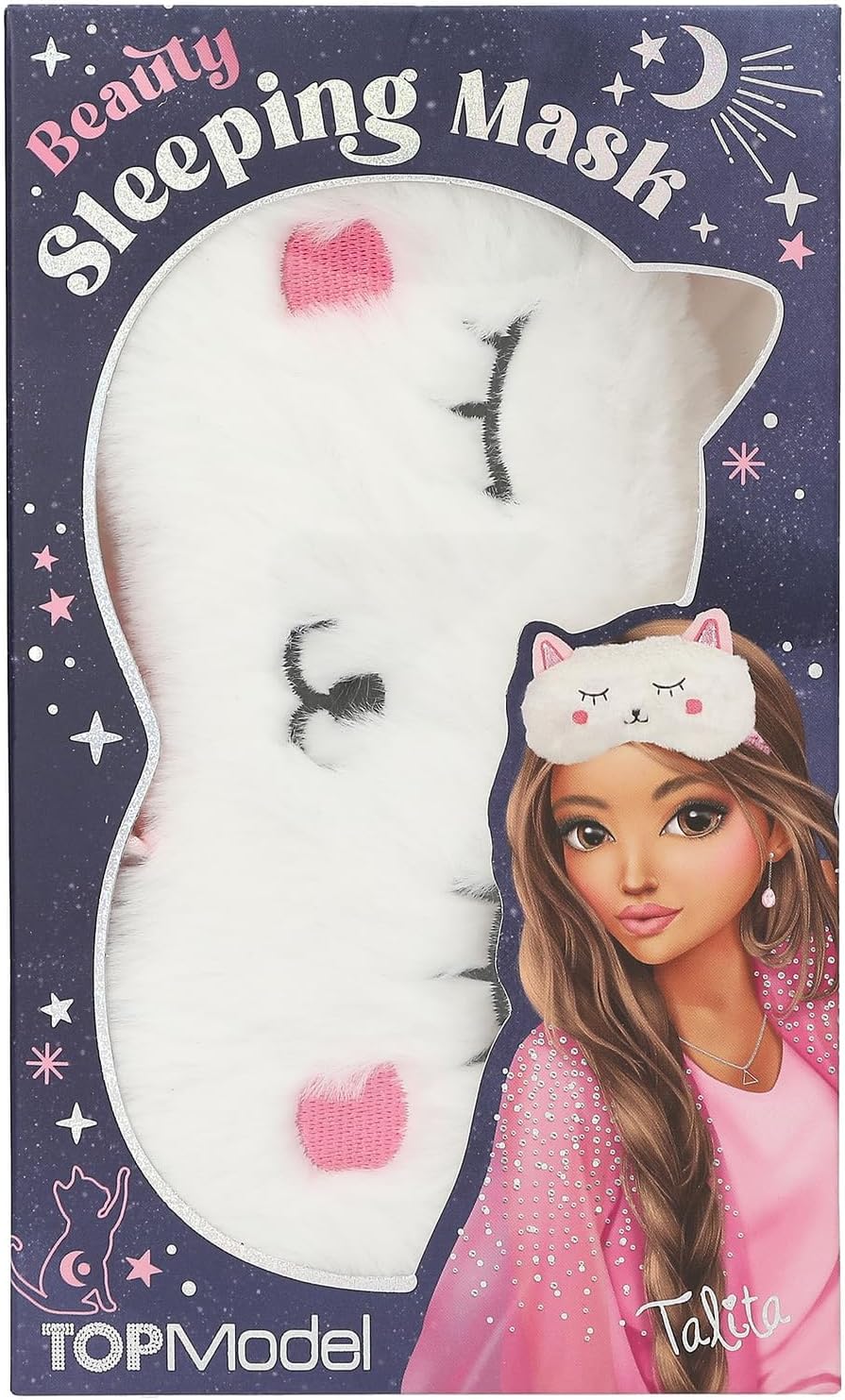 Depesche TOPModel Schlafmaske Beauty and Me - Süßes Katzen-Design