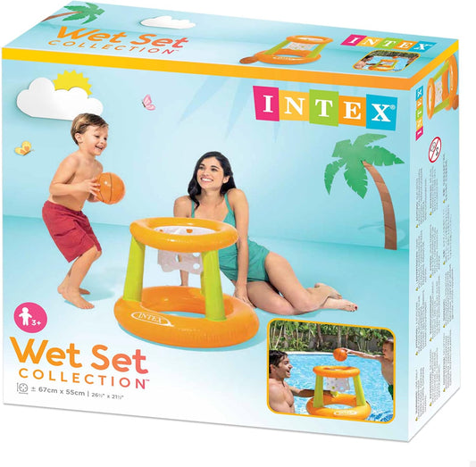 Intex Floating Hoops Pool-Basketball 67×55 cm orange/grün