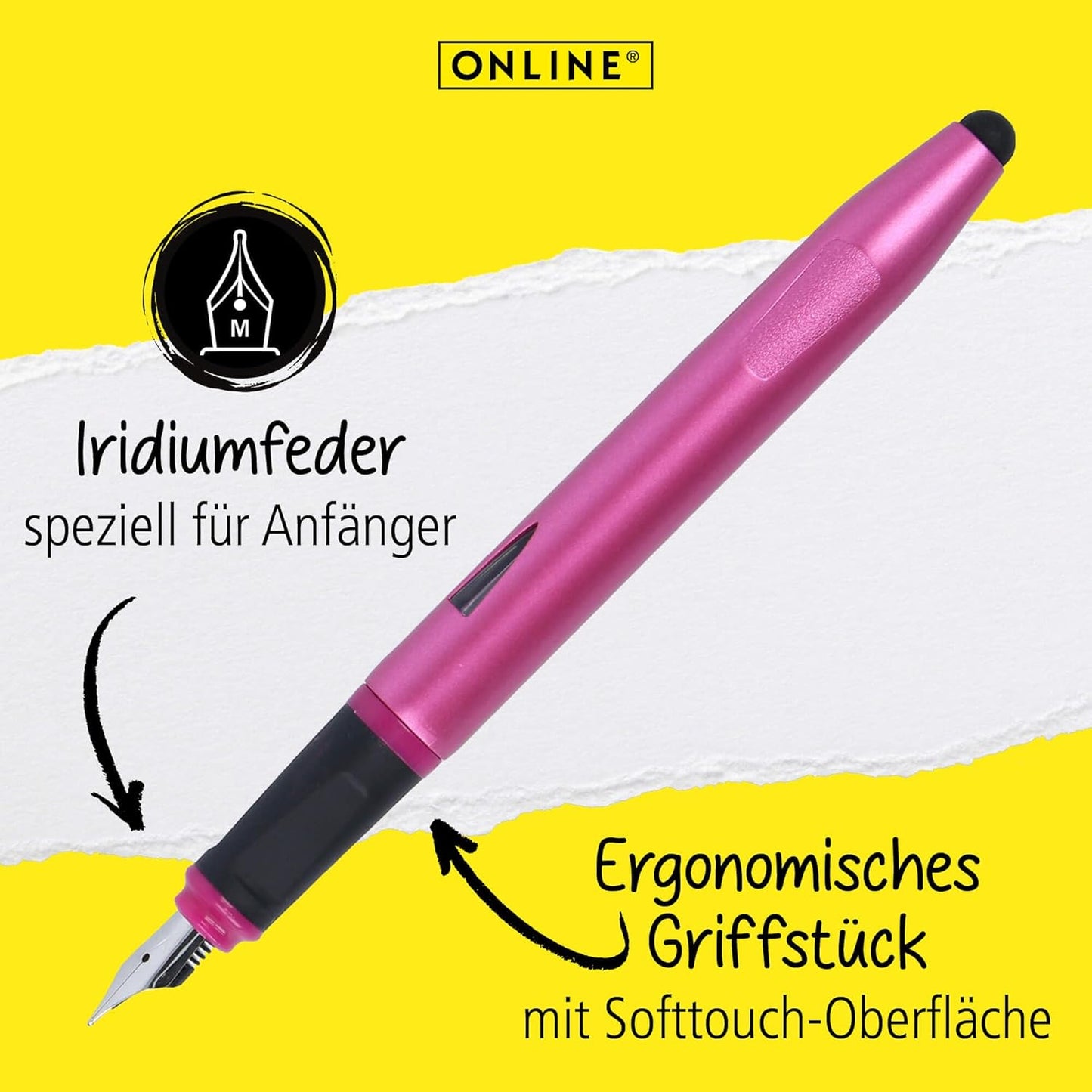 ONLINE Switch Starter Set Pretty Pink – Füller & Rollerball