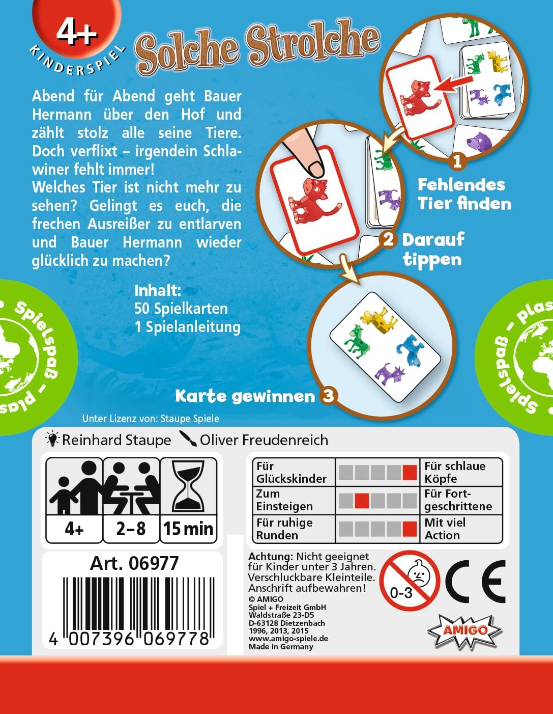 AMIGO Solche Strolche – Kartenspiel ab 4 Jahren