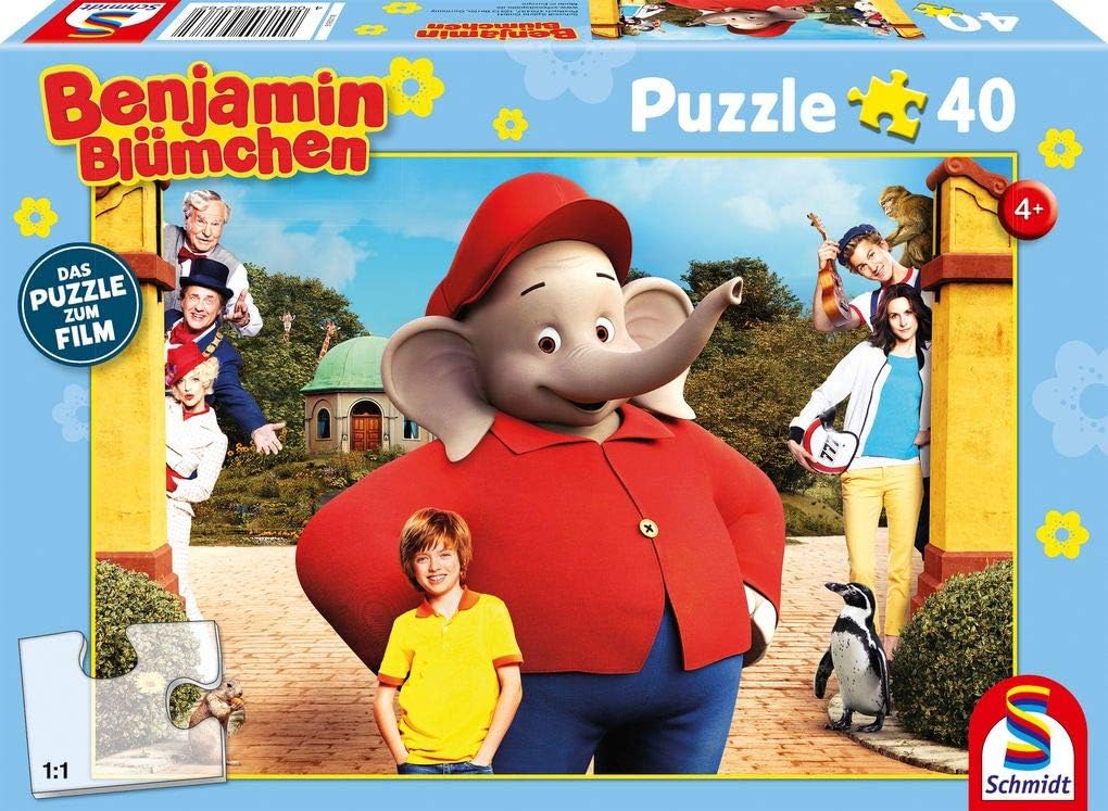 Benjamin Blümchen Kinofilm Puzzle - 40 Teile Kinderpuzzle ab 4 Jahren