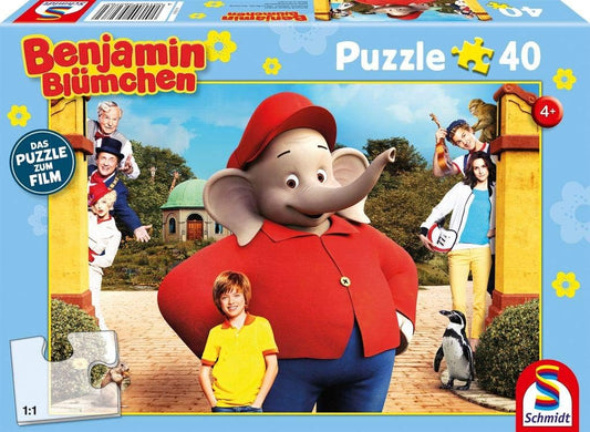 Benjamin Blümchen Kinofilm Puzzle - 40 Teile Kinderpuzzle ab 4 Jahren