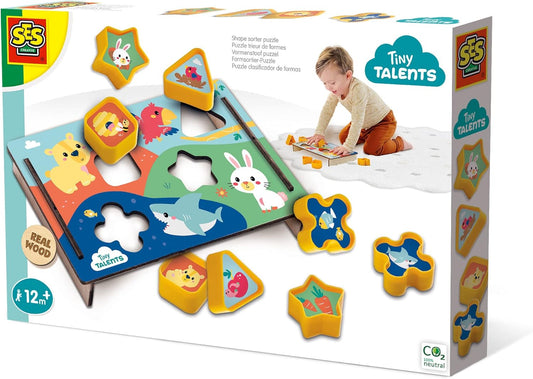 SES Creative Formsortier-Puzzle - Lernspielzeug für Kleinkinder