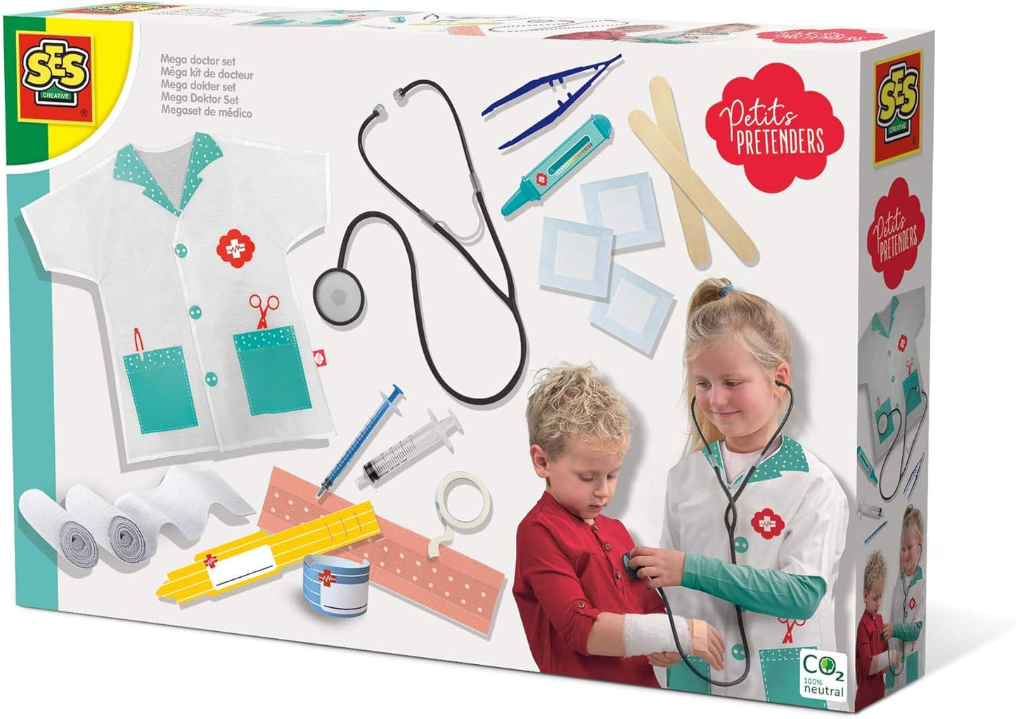 SES Doktor Spielset - Arztkoffer für Kinder ab 3 Jahren