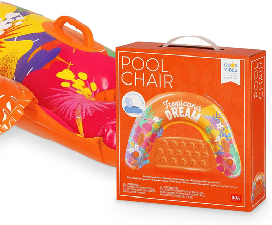 LEGAMI Pool Chair Tropicana Dream aufblasbar 110x98 cm