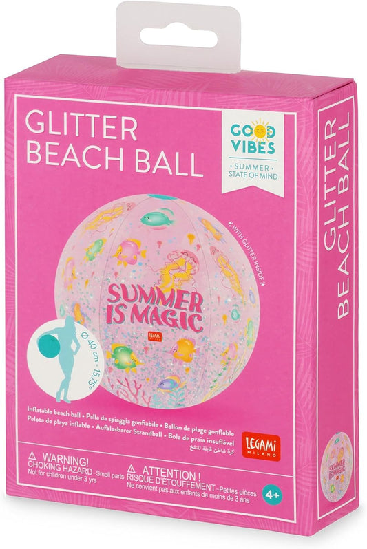 Legami Glitter Strandball Summer is Magic Ø 40 cm PVC