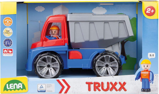 LENA Truxx Kipper 27cm mit Spielfigur - TÜV zertifiziert