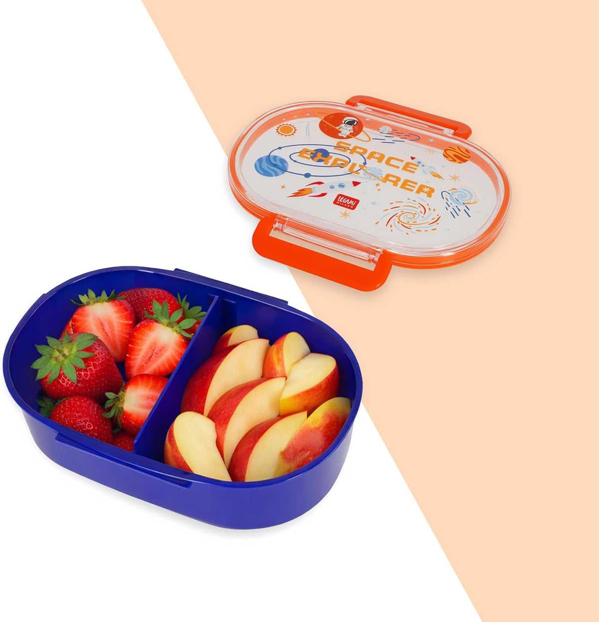 LEGAMI Snack & Go Lunchbox Space 500 ml mit Trenner