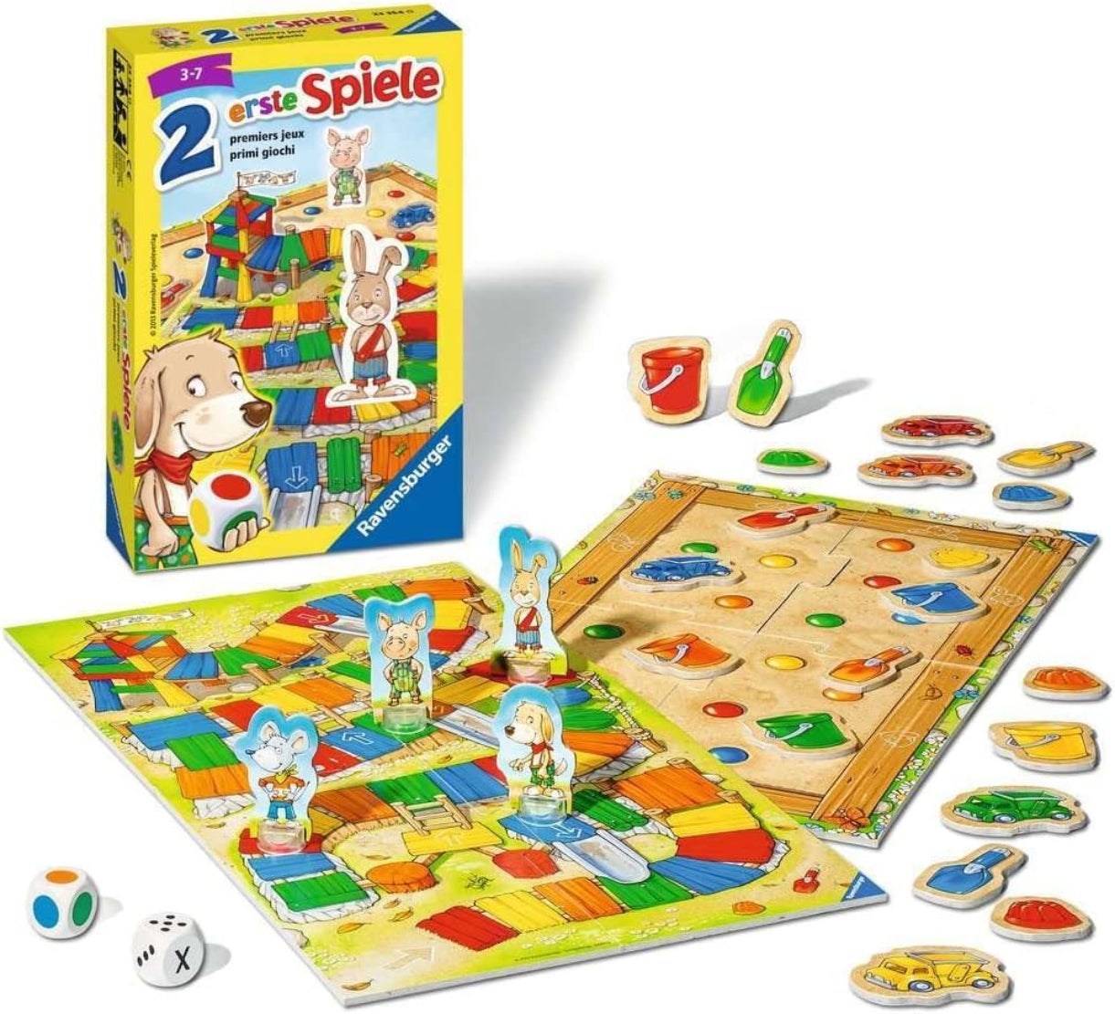 Ravensburger Zwei erste Spiele, Kinderspiel ab 3 Jahren