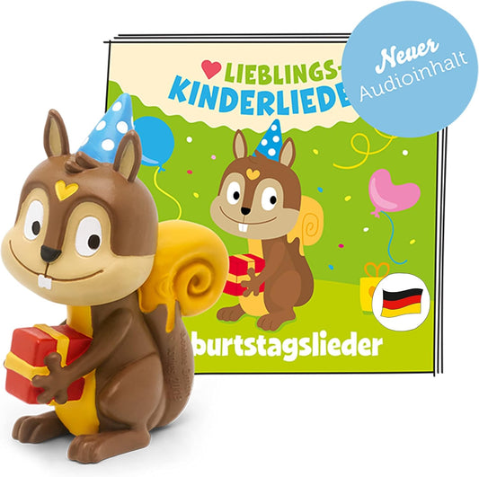 Tonie Geburtstags-Eichhörnchen – 22 fröhliche Kinderlieder für unvergessliche Feiern