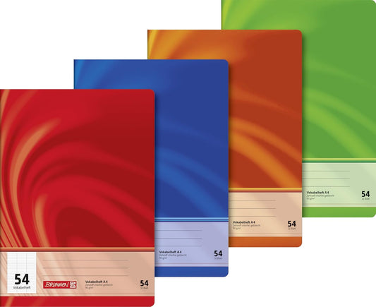 Brunnen Vokabelheft A4 - Perfekt für erfolgreiches Sprachenlernen