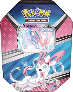 Pokemon Feelinara V Frühjahr Tin Box 2022 - Deutsches Sammelkartenspiel - 4 Booster Packs