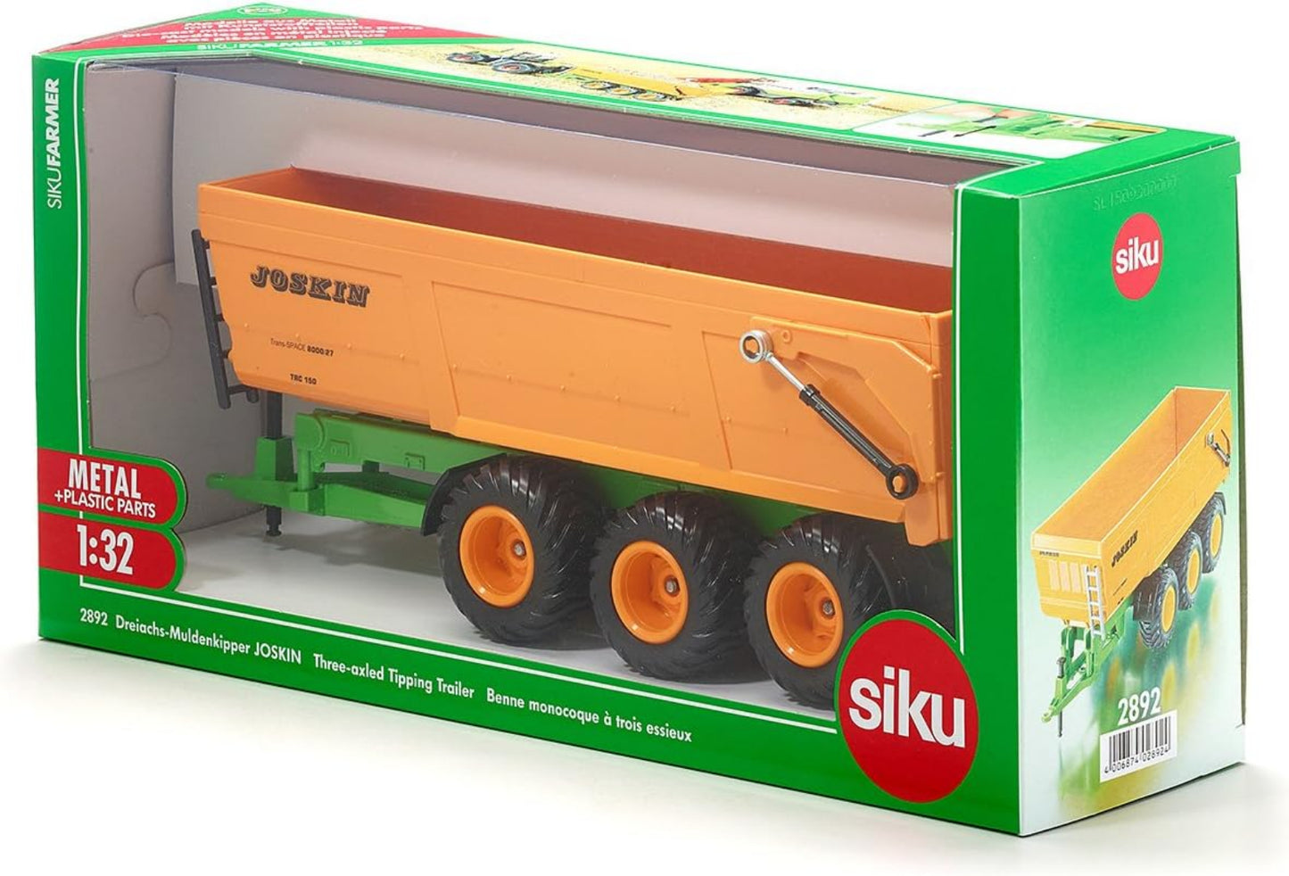 Joskin Trans-Space Dreiachs-Muldenkipper 1:32 - SIKU FARMER Modell