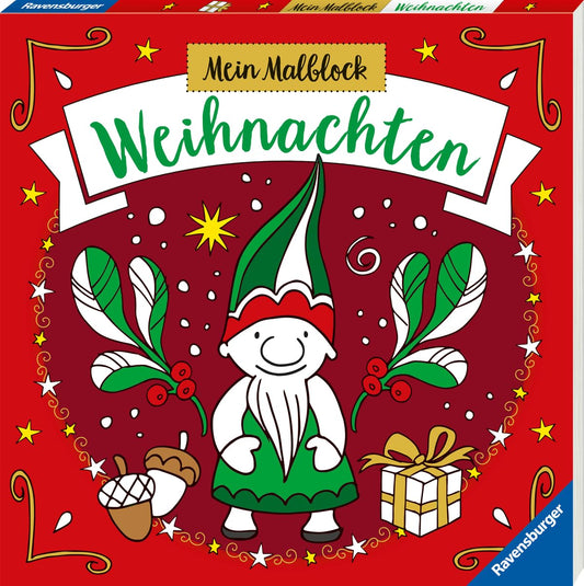 Mein Malblock Weihnachten - Ausmalspaß für Kinder ab 6 Jahren