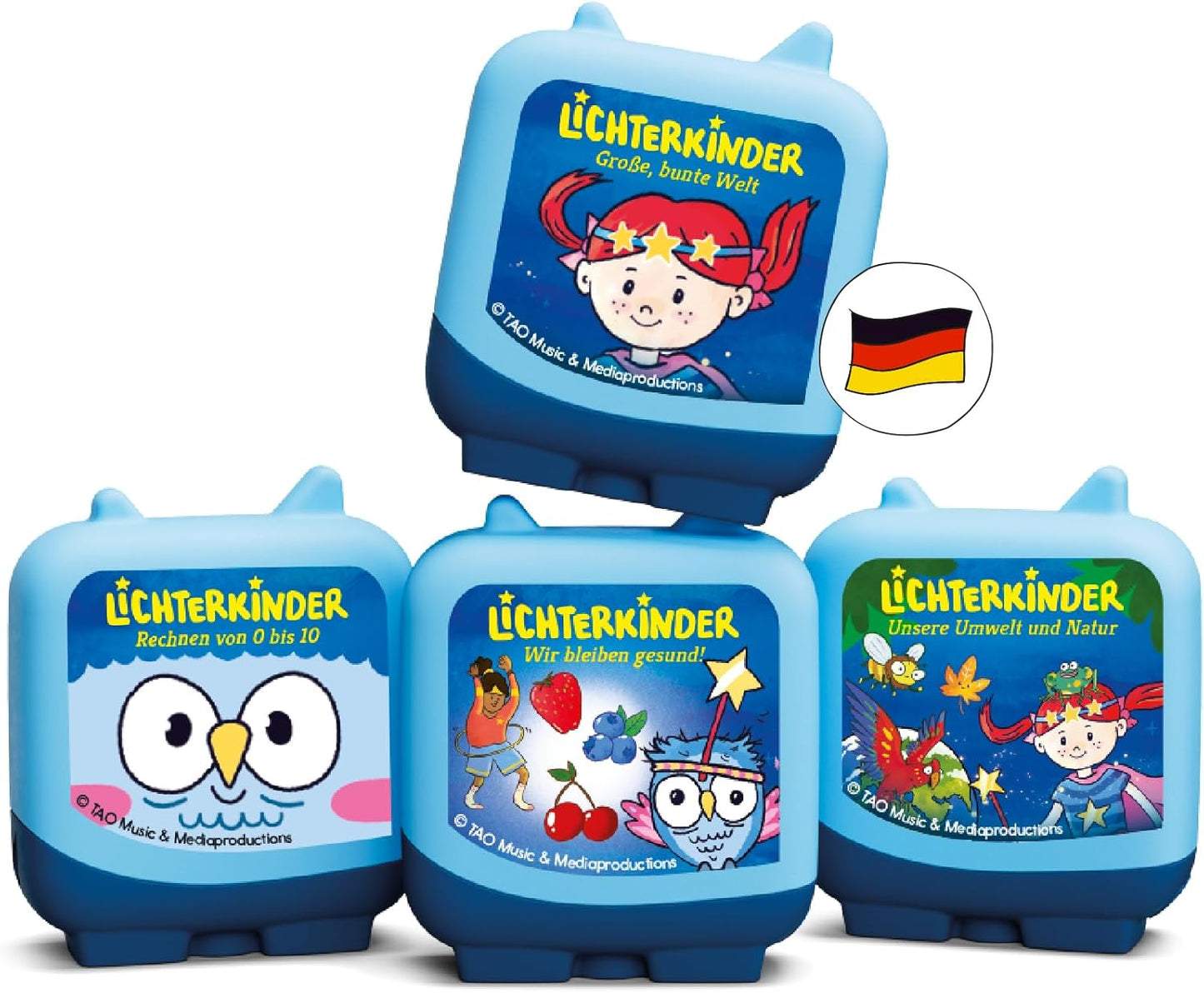 tonies® Clever Tonies Lichterkinder - Lernen mit LIKI und LUMI Set (4 Figuren)