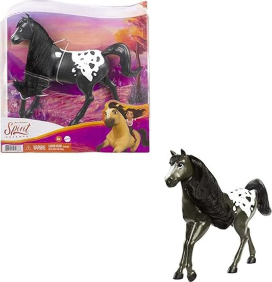 MATTEL®  Dreamworks Spirit - Mustang Hengst - Pferd, Mustang Stute aus der Herde von "Spirit - frei und ungezähmt" (20), beweglicher Kopf und lange Mähne, tolles Geschenk für Pferdeliebhaber ab 3 Jahren