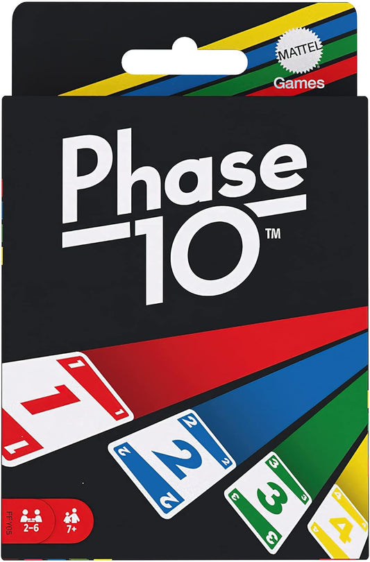 MATTEL Phase 10 Kartenspiel - Strategisches Rommé-Kartenspiel