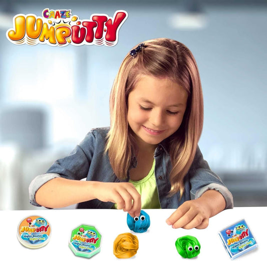 CRAZE Jumputty - Springende Hüpfknete für Kinder