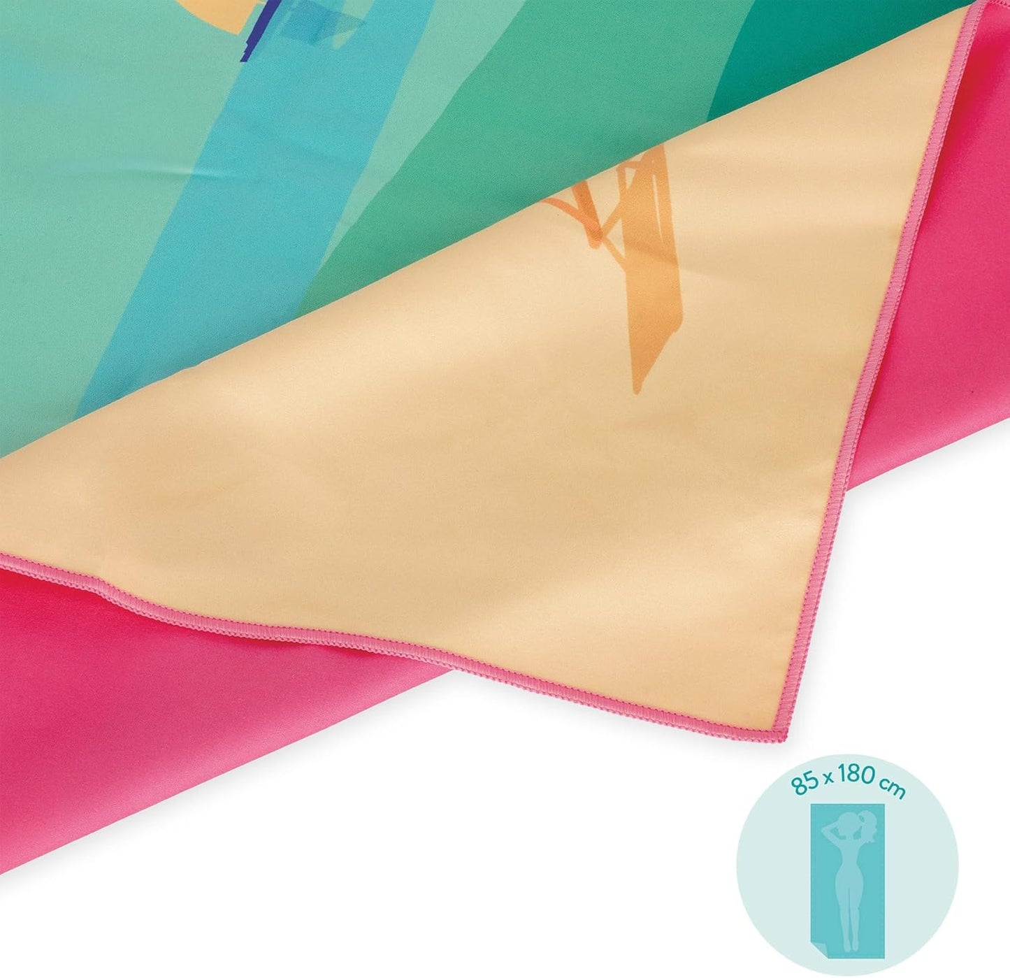 Legami Mikrofaser-Strandtuch Dolce far niente 85x180 cm