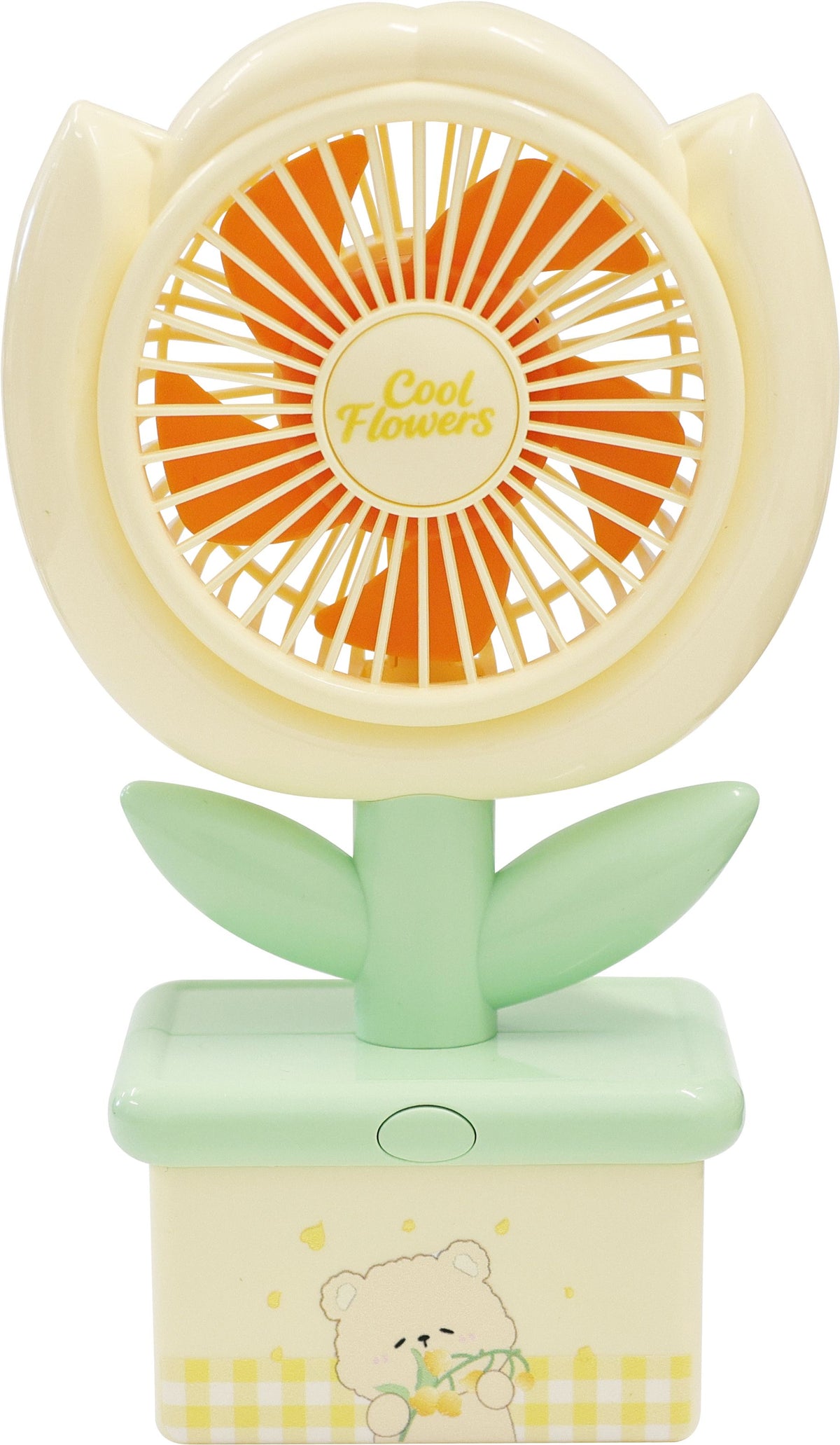 Blumen-Handventilator, 1 von 3 Designs zufällig, USB