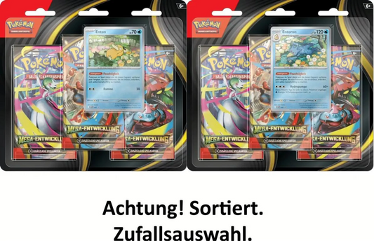 Pokémon Boosterpack ME01 – Drei-Boosterpack-Blister Mega-Entwicklung