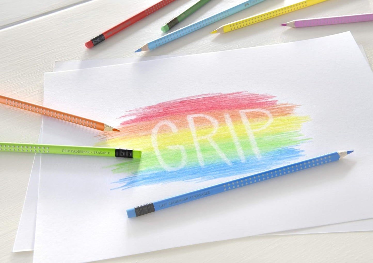 Faber-Castell Buntstift Colour Grip radierbar 10er FSC