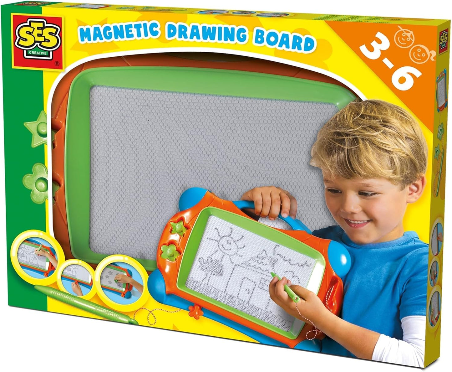 SES Zaubertafel - Magnetische Maltafel für kreative Kinder