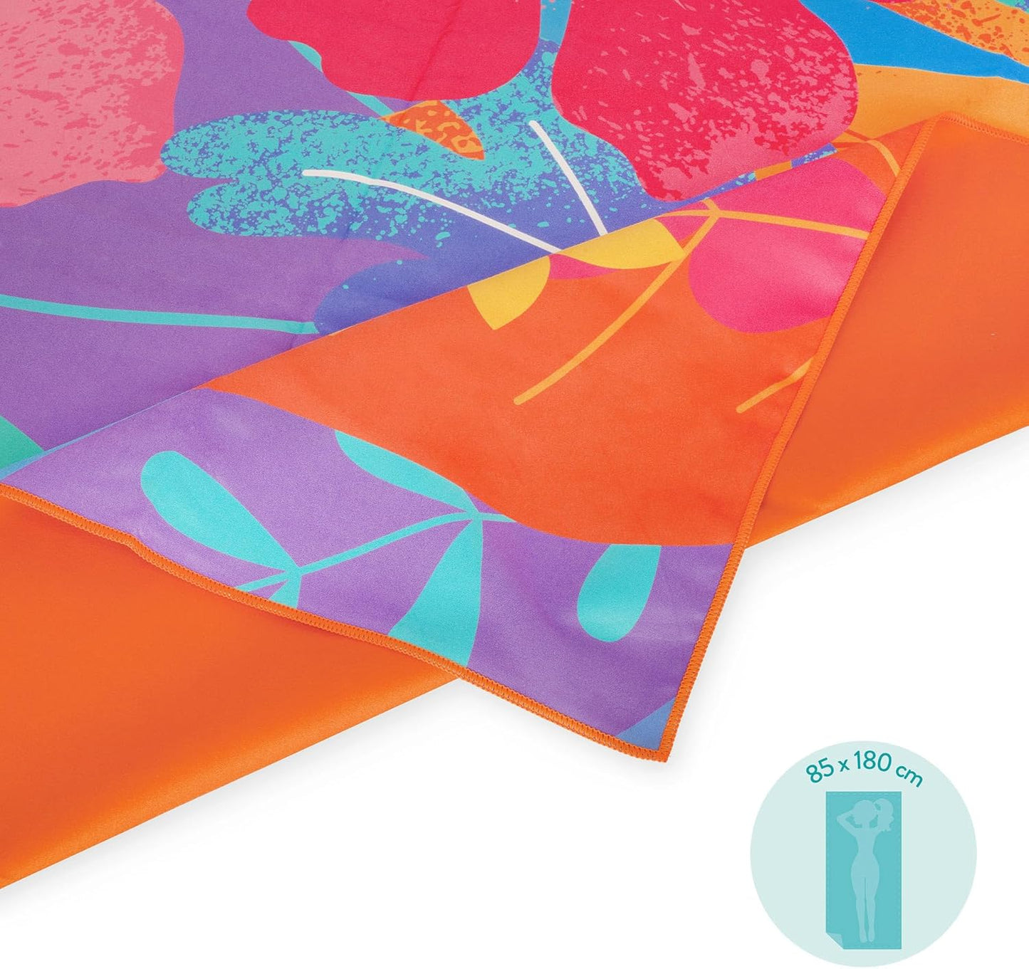Legami Mikrofaser-Strandtuch Tropicana Dream 85x180 cm