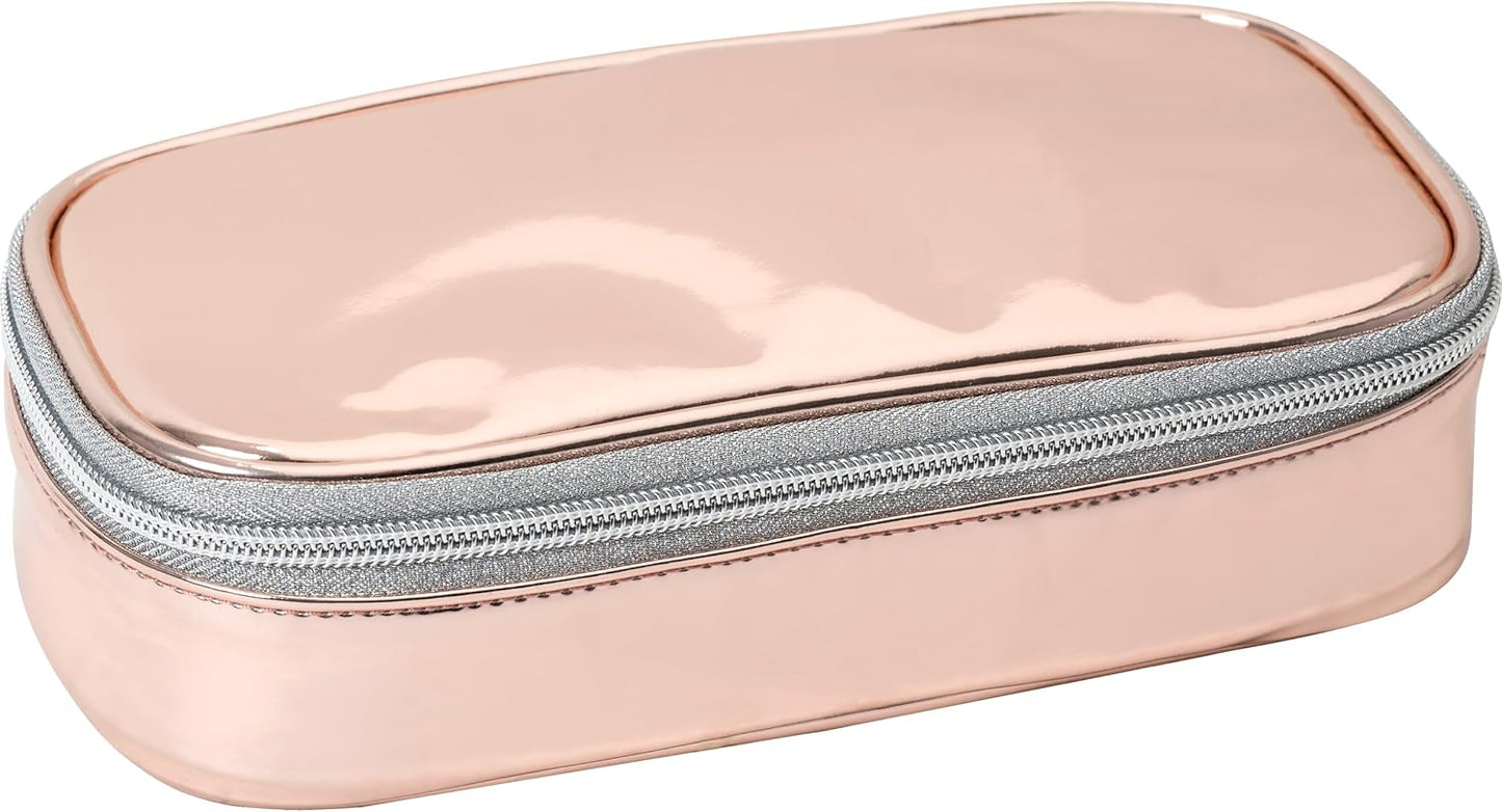 EBERHARD FABER Jumbo Federmäppchen - Spiegeloptik Pfirsich | Stylisch & Geräumig