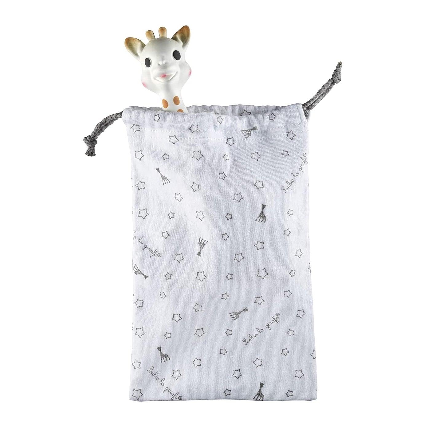 Sophie la girafe Giraffe + Stoffbeutel Geschenkset