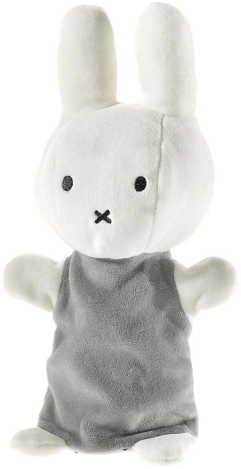 Miffy Handpuppe - Weiche Kuschel-Spielfigur für Kinder ab 0 Jahren
