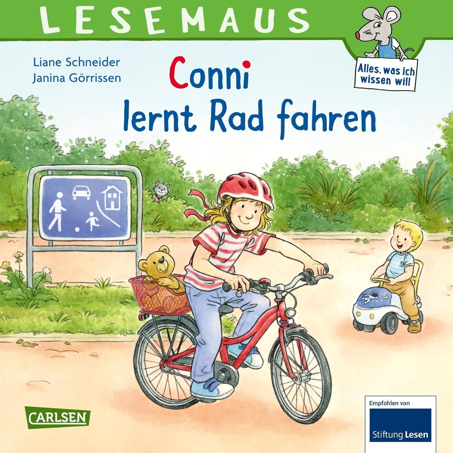 LESEMAUS: Conni lernt Radfahren - Kinderbuch ab 3 Jahren