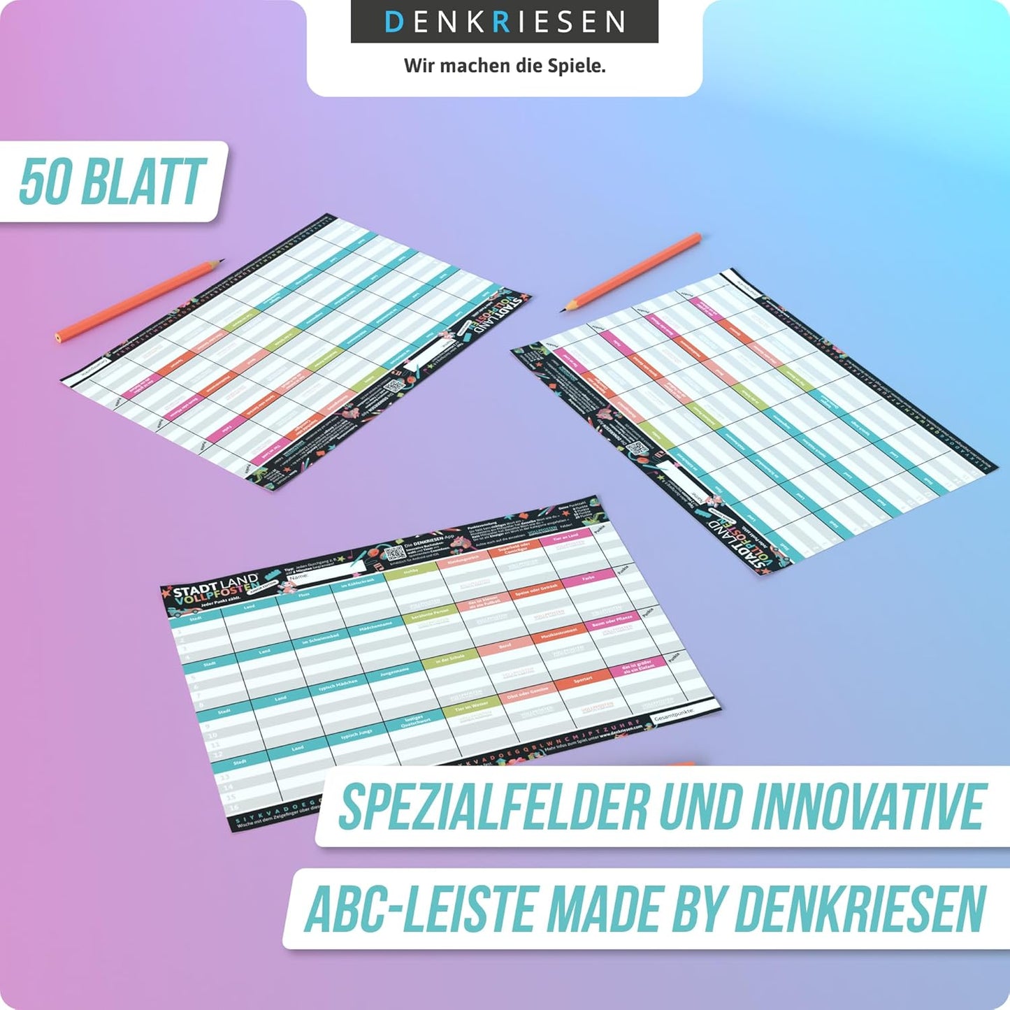 Stadt Land Vollpfosten Junior – Spielspaß ab 8 Jahren