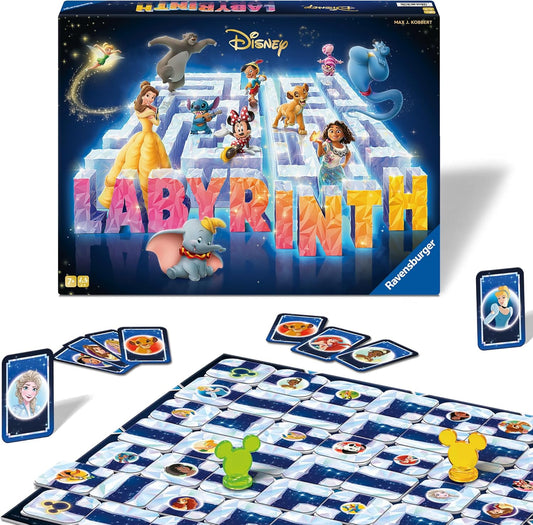 Ravensburger 27460 - Disney Labyrinth - Der Familienspiel-Klassiker für 2-4 Spieler ab 7 Jahren mit den beliebtesten Disney Charakteren, Disney Geschenk, Disney Spiel