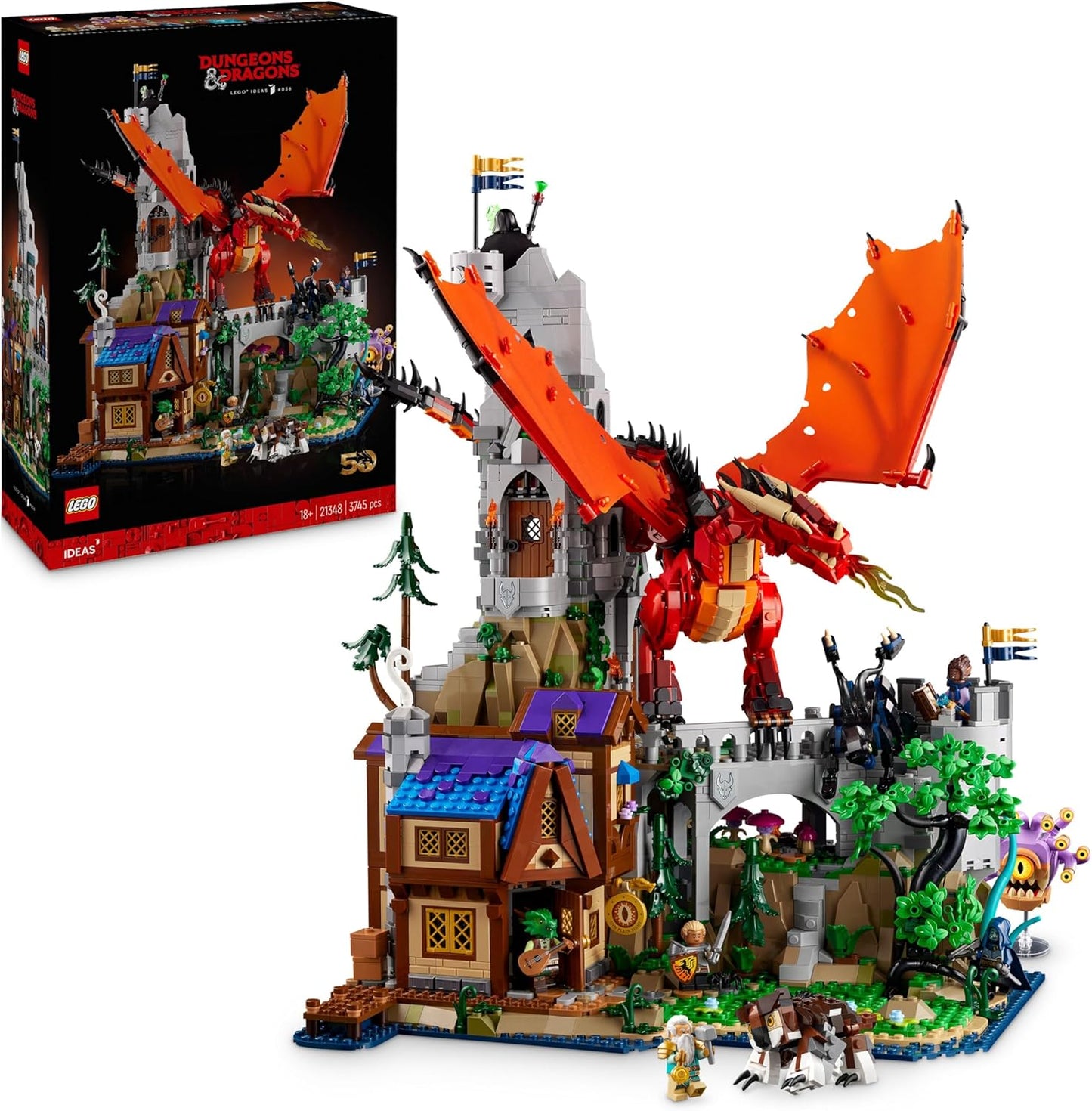 LEGO® Ideas 21348 Dungeons & Dragons – 3745 Teile, ab 18