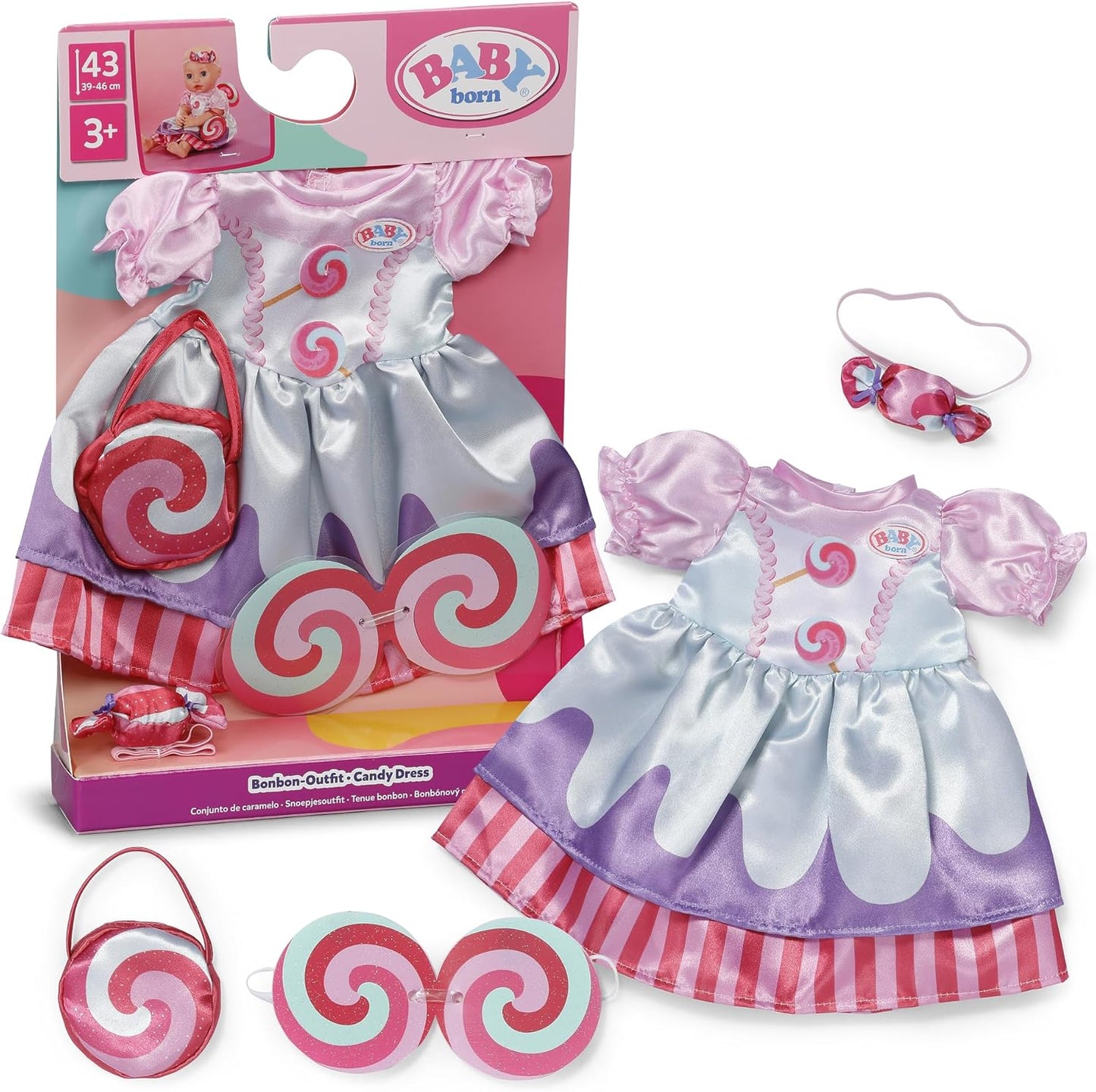 BABY born Bonbon-Outfit 43cm – Zapf Creation Puppenkleidung